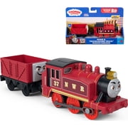 Thomas & Friends by Fisher-Price Motorized Train, Battery-Powered Toy Rosie Engine & Troublesome Truck