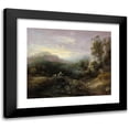 thumbnail image 1 of Thomas Gainsborough 17x15 Black Modern Framed Museum Art Print Titled - Mountain Landscape with Bridge (C. 1783-1784), 1 of 5