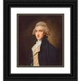 thumbnail image 1 of Thomas Gainsborough 20x22 Black Ornate Framed Double Matted Museum Art Print Titled: Sir John Edward Swinburne (1785), 1 of 5