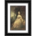 thumbnail image 1 of Thomas Gainsborough 2x Matted 18x24 Black Ornate Framed Art Print 'Mrs. Mary Robinson ('Perdita') ', 1 of 2