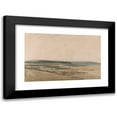thumbnail image 1 of Thomas Girtin 18x13 Black Modern Framed Museum Art Print Titled - Estuary on the River Taw, Devon (ca. 1797), 1 of 5