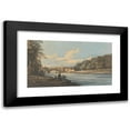 thumbnail image 1 of Thomas Girtin 24x15 Black Modern Framed Museum Art Print Titled - The New Walk, York, 1 of 1