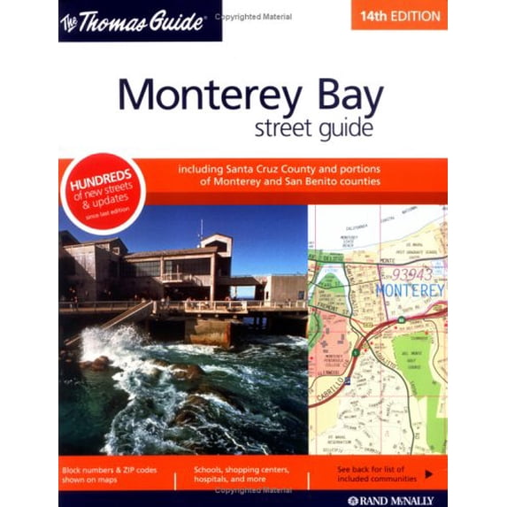 Pre-Owned Thomas Guide Monterey Bay Street Guide: Including Santa Cruz County And Portions Of Monterey And San Benito Counties (Rand McNally Thomas Guides) Paperback