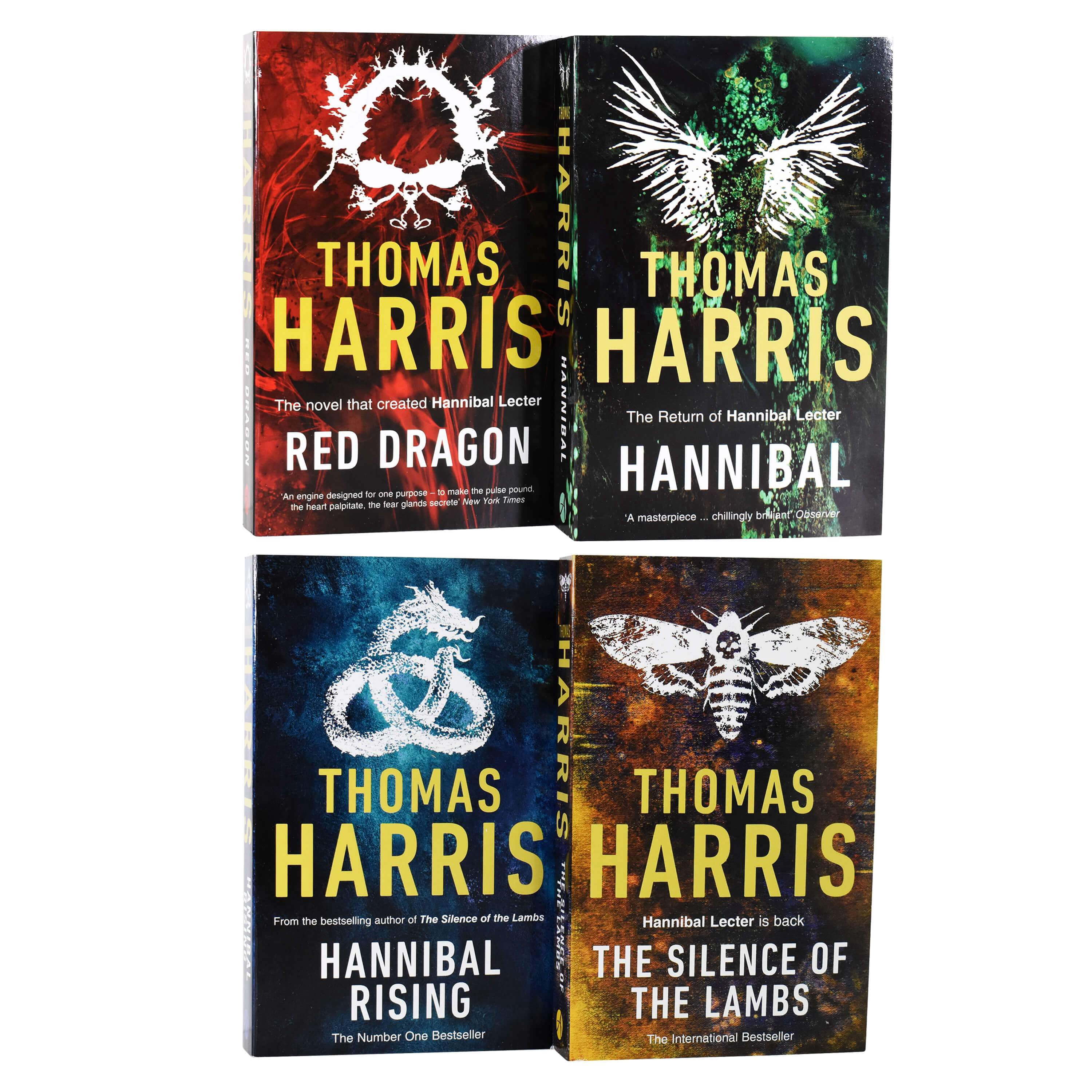 Hannibal Lecter Series Collection 4 Books Set by Thomas Harris