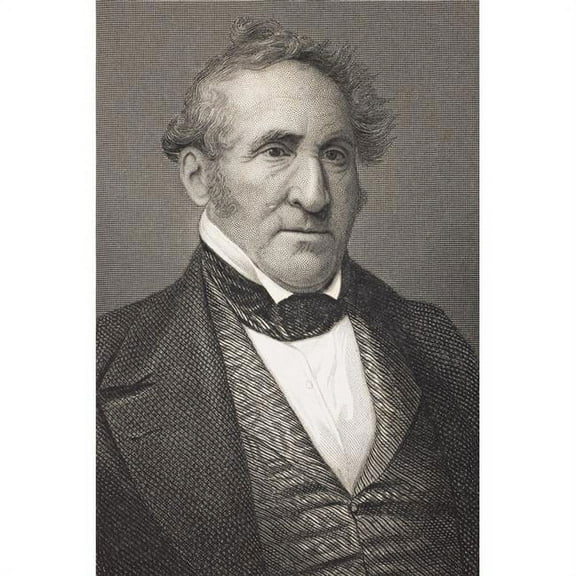 Thomas Hart Benton 1782 - 1858 American Politician From The Book Gallery of Historical Portraits Published C1880 Poster Print - Large - 24 x 36