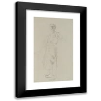 Thomas Hovenden 10x14 Black Modern Framed Museum Art Print Titled - The Village Blacksmith (ca. 1885)