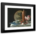 thumbnail image 1 of Thomas Hovenden 17x15 Black Modern Framed Museum Art Print Titled - Still Life with Fan and Roses (1874), 1 of 5