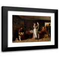 thumbnail image 1 of Thomas Hovenden 18x14 Black Modern Framed Museum Art Print Titled - Breaking Home Ties, 1 of 5