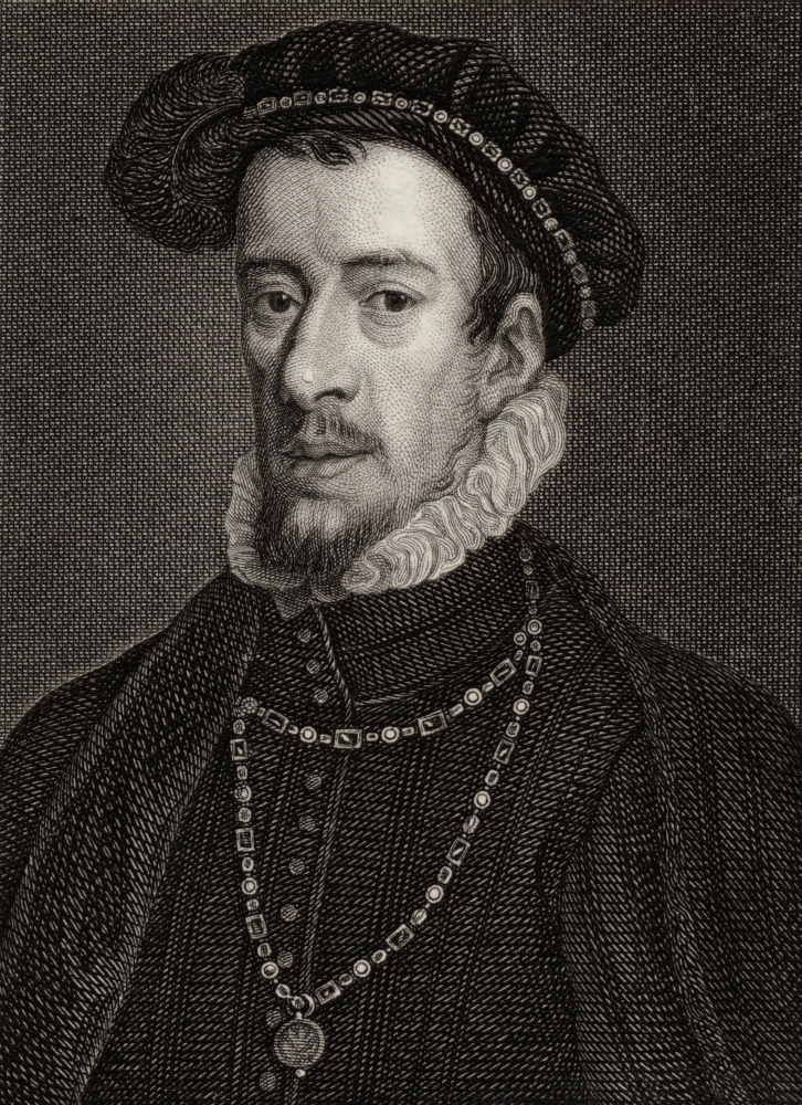 Thomas Howard 4Th Duke Of Norfolk 1536-1572 English Statesman And Benefactor 19Th Century Print Engraved By JTWedgwood From A Painting By Holbein Canvas Art - Ken Welsh Design Pics (13 x 17)