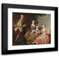 thumbnail image 1 of Thomas Hudson 17x15 Black Modern Framed Museum Art Print Titled - The Thistlethwayte Family (ca. 1758), 1 of 5
