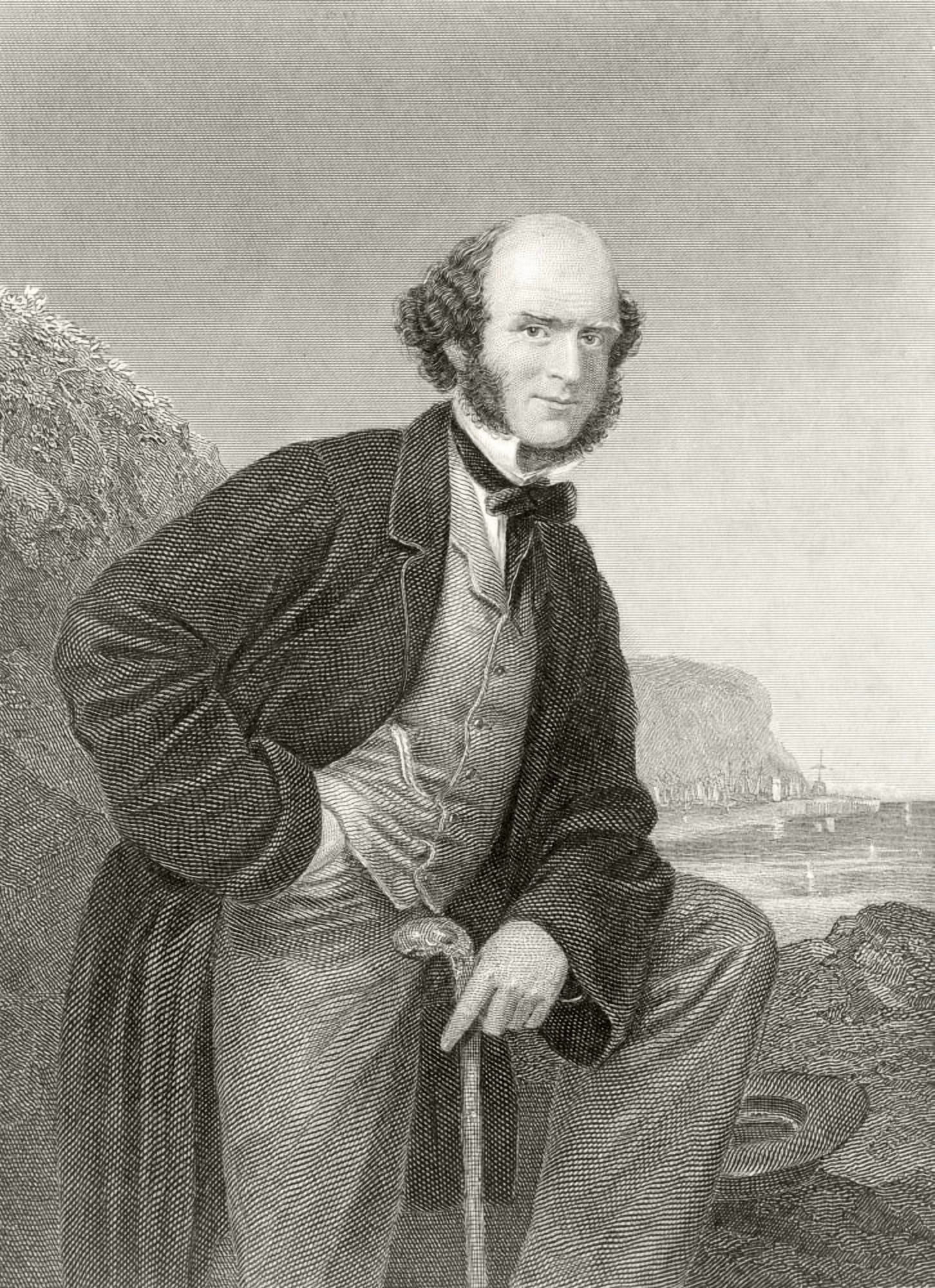 Thomas Hughes Born 1822 Died 1896 English Judge And Author Canvas Art - Ken Welsh Design Pics (12 x 17)