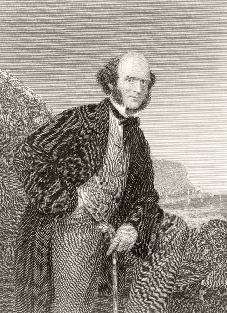 Thomas Hughes Born 1822 Died 1896 English Judge And Author Canvas Art - Ken Welsh Design Pics (24 x 34)