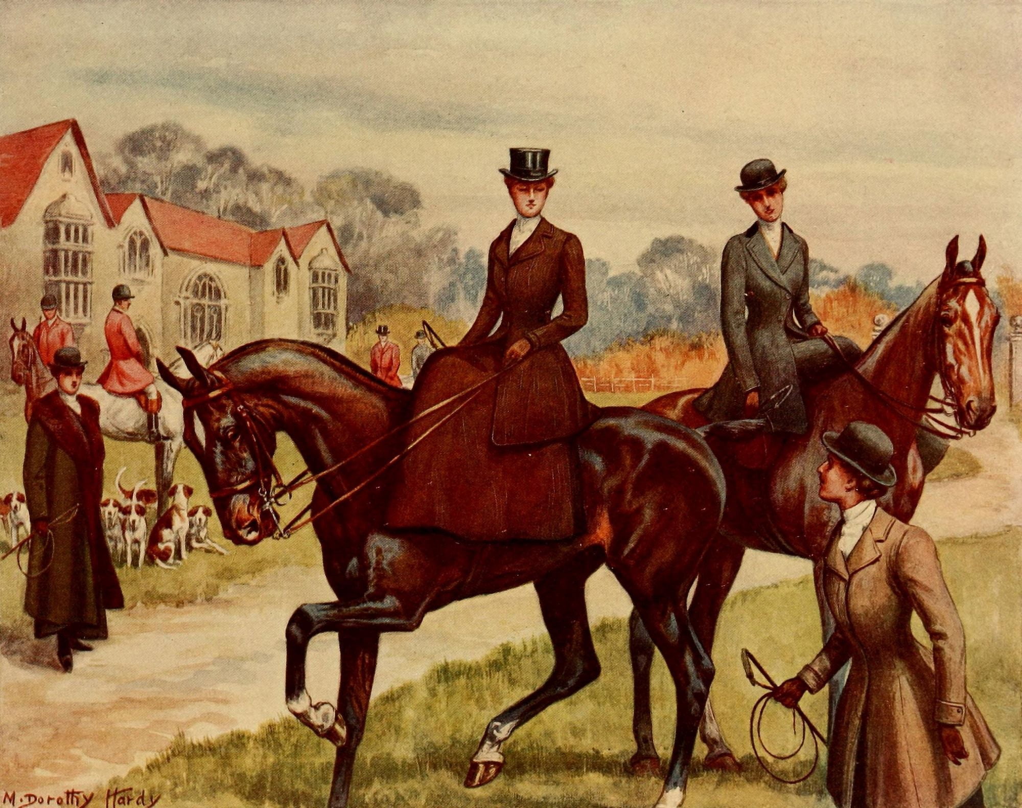 Thomas Hunting Diary 1906 Fashion in everything Canvas Art - Dorothy Hardy (18 x 24)
