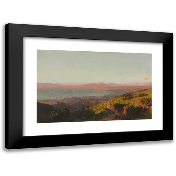 Thomas Jacques Somerscales 18x13 Black Modern Framed Museum Art Print Titled - Valparaiso (1897)