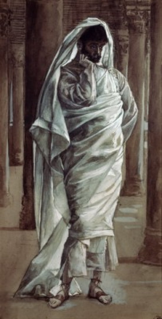 Thomas James Tissot (1836-1902 French) Jewish Museum New York Canvas Art - James Tissot (18 x 24)