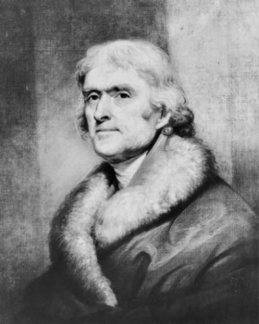 Thomas Jefferson (1743-1826)  3rd President of the United States Rembrandt Peale (1778-1860American) Canvas Art -  (18 x 24)
