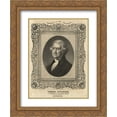 thumbnail image 1 of Thomas Jefferson, 3rd President of the United States 24x18 Double Matted Gold Ornate Framed Art Print, 1 of 2