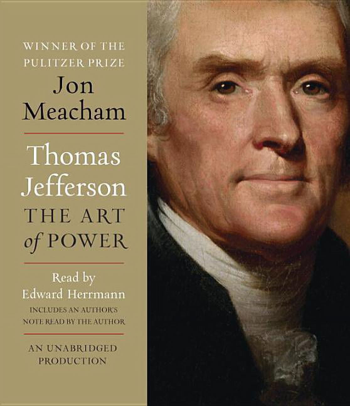 Thomas Jefferson: The Art of Power (Audiobook) by Jon Meacham, Edward Herrmann
