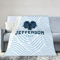 thumbnail image 1 of Thomas Jefferson University Logo Fleece Blanket, Very Soft Microfiber Flannel Blanket for Couch Warm and Cozy for All Seasons, 1 of 6