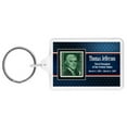 thumbnail image 1 of Thomas Jefferson and Monticello Stamp Acrylic Large Keychain, 1 of 2