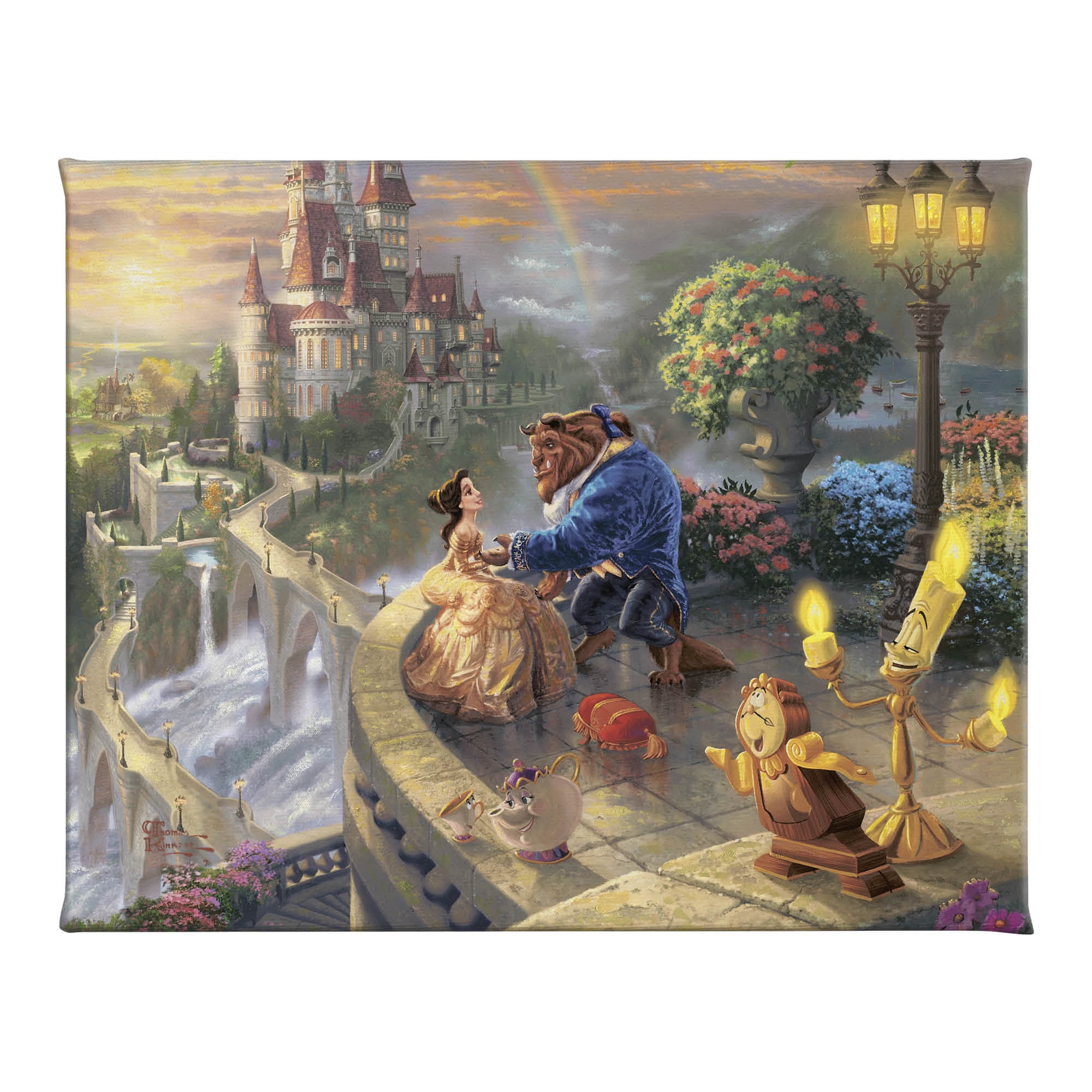 Beauty And The Beast Thomas Kinkade