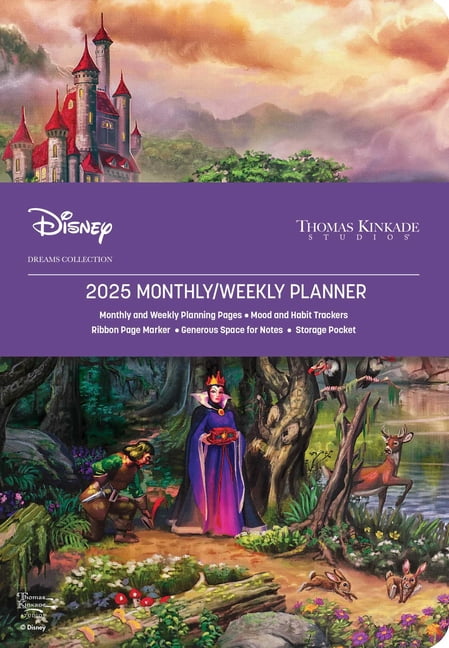 Thomas Kinkade Disney Dreams Collection 5.75 in x 8.25 in 12-Month Yearly Wall Calendar 6 in * 9 in