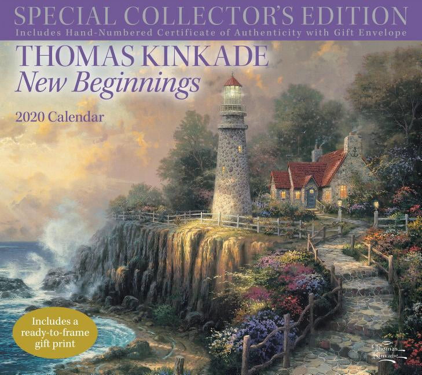 Thomas Kinkade Special Collector's Edition 2020 Deluxe Wall Calendar