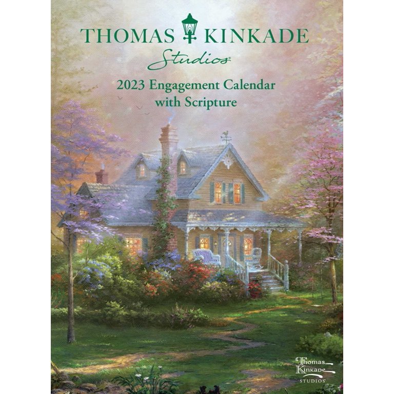 Thomas Kinkade Studios 12-Month 2023 Monthly/Weekly Engagement Calendar  with Scr (Calendar) - Walmart.com
