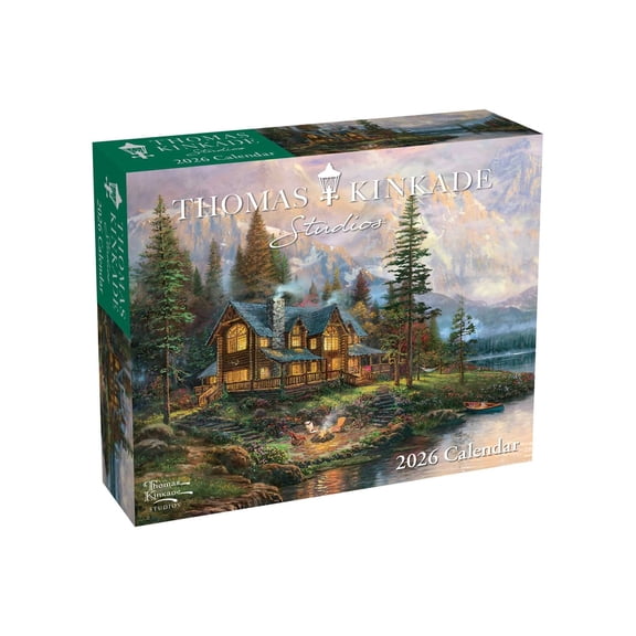 Thomas Kinkade Studios 2026 Day-To-Day Calendar, (Paperback)