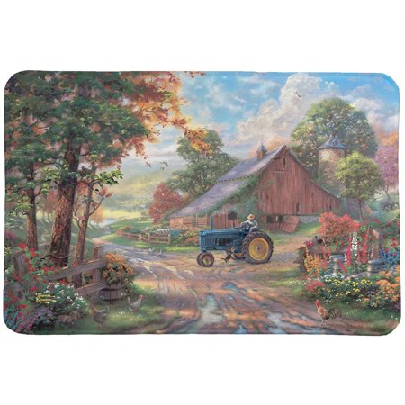 Thomas Kinkade Summer's Heritage Memory Foam Rug by