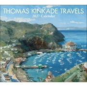 Thomas Kinkade Travels 2027 Deluxe Wall Calendar, Paperback
