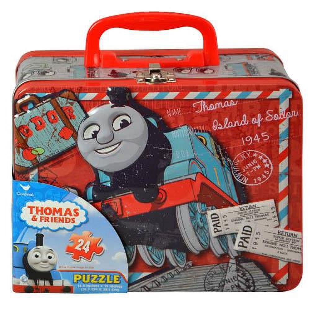 Thomas Box Thomas Large Lunch Tin Box with 24pc puzzle inside - Walmart.com