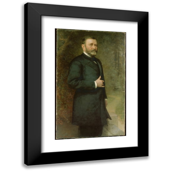 Thomas Le Clear 11x14 Black Modern Framed Museum Art Print Titled - Ulysses S. Grant
