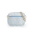 thumbnail image 1 of Thomas & Lee Denim Crossbody Handbag, 7-inch Length, Quilted Nylon, Gift, 1 of 1