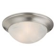 thumbnail image 1 of Cornerstone 3 Light Flush Mount in Brushed Nickel, 1 of 2