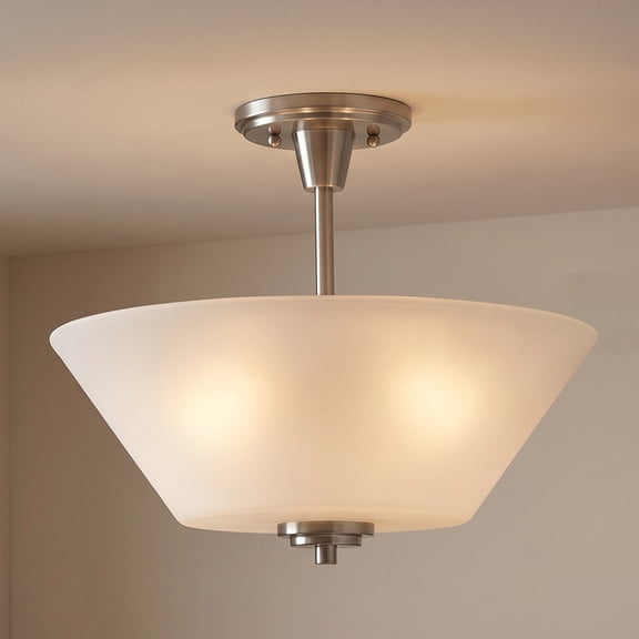 Thomas Lighting-Pittman - Two Light Pendant Brushed Nickel Finish