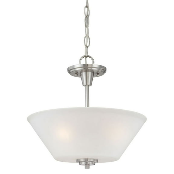 Thomas Lighting-Pittman - Two Light Pendant  Brushed Nickel Finish