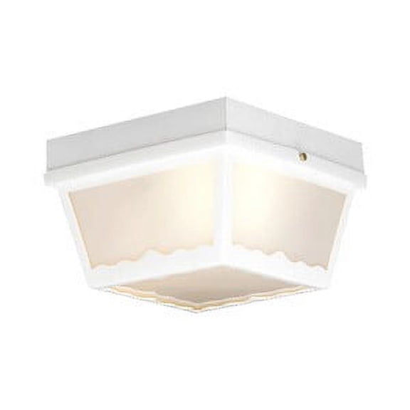 Thomas Lighting SL7598 Outdoor Essentials Outdoor Ceiling Light, Matte White