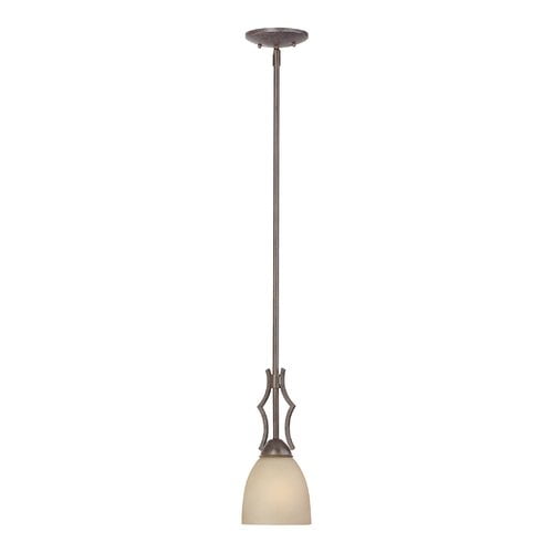 Thomas Lighting SL893422 Triton Collection 1 Light Mini-Pendant, Sable Bronze