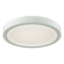 Thomas Lighting Titan 8' LED Flush, White/White Acrylic Diffuser - CL781134
