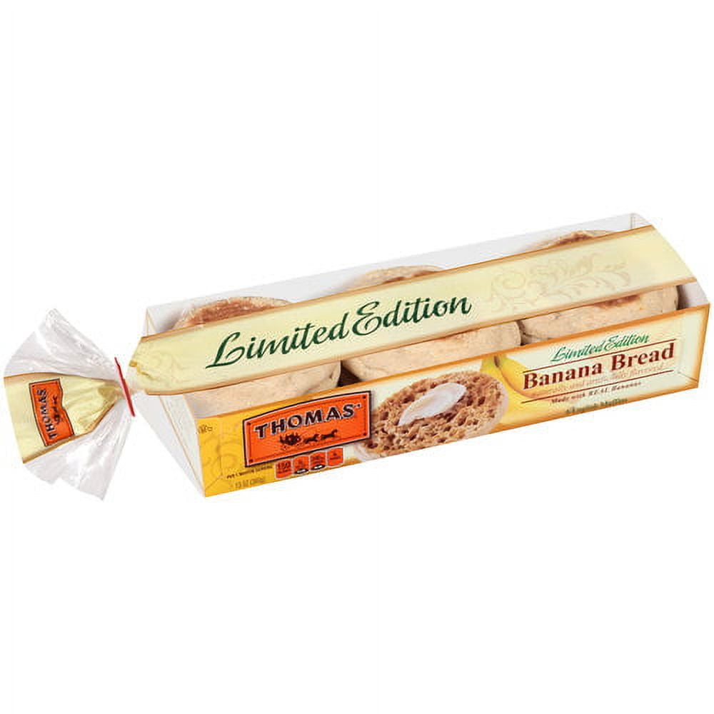 Thomas' Limited Edition Banana Bread English Muffins, 6 count, 13 oz