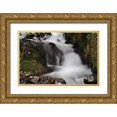 thumbnail image 1 of Thomas, Logan 24x17 Gold Ornate Wood Framed with Double Matting Museum Art Print Titled - Stream Falls III, 1 of 4