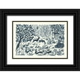 thumbnail image 1 of Thomas, Miranda 14x11 Black Ornate Wood Framed with Double Matting Museum Art Print Titled - Forest Life II, 1 of 4