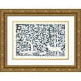 thumbnail image 1 of Thomas, Miranda 18x13 Gold Ornate Wood Framed with Double Matting Museum Art Print Titled - Forest Life IV, 1 of 4