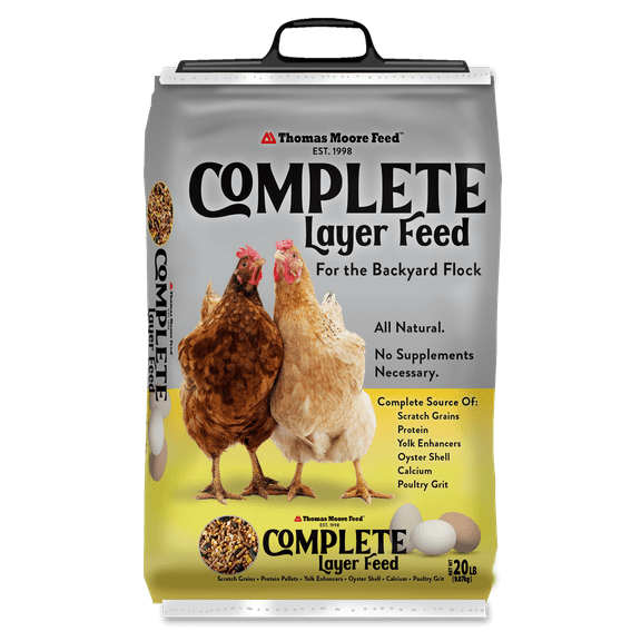 Thomas Moore Feeds Complete Feed for Laying Hens, 20lb