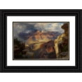 thumbnail image 1 of Thomas Moran 18x13 Black Ornate Wood Framed Double Matted Museum Art Print Titled - Grand Canyon, Arizona (1913), 1 of 5