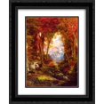 thumbnail image 1 of Thomas Moran 2x Matted 20x24 Black Ornate Framed Art Print 'Under the Trees', 1 of 2