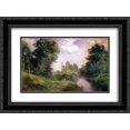thumbnail image 1 of Thomas Moran 2x Matted 24x20 Black Ornate Framed Art Print 'A Long Island River', 1 of 2