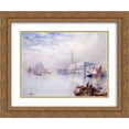 thumbnail image 1 of Thomas Moran 2x Matted 24x20 Gold Ornate Framed Art Print 'Venetian Scene', 1 of 2