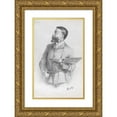 thumbnail image 1 of Thomas Nast 13x18 Gold Ornate Wood Frame and Double Matted Museum Art Print Titled - Portrait of the Artist (ca. 1884), 1 of 4
